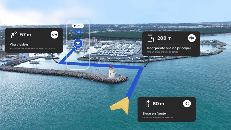 Simulación del guiado al amarre en Puerto Sherry